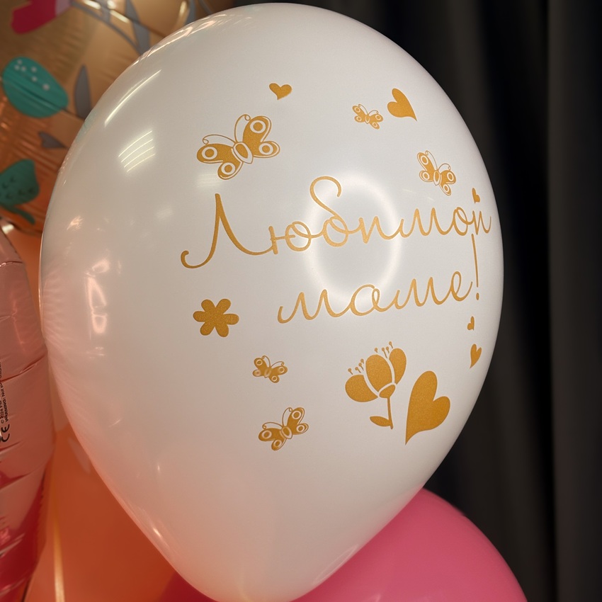 Сет шаров "Мама, я тебя люблю"