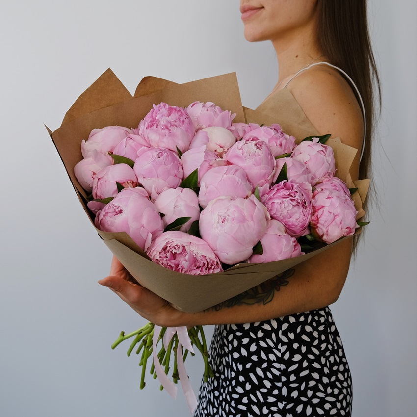 Пионы ароматные Сара Бернар ОТБОРНЫЕ, 25 штучек