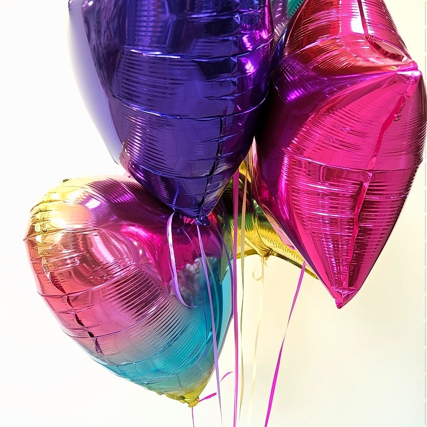 Сет фольгированных шаров "Радужный микс"