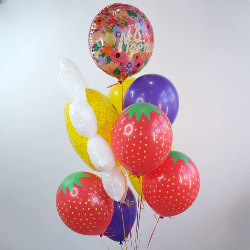 Сет шаров "8 марта"
