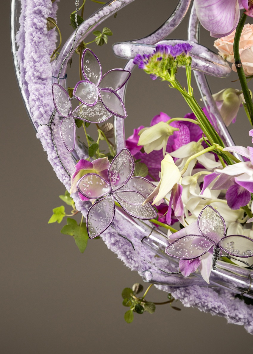 Авторский букет на каркасе ручной работы