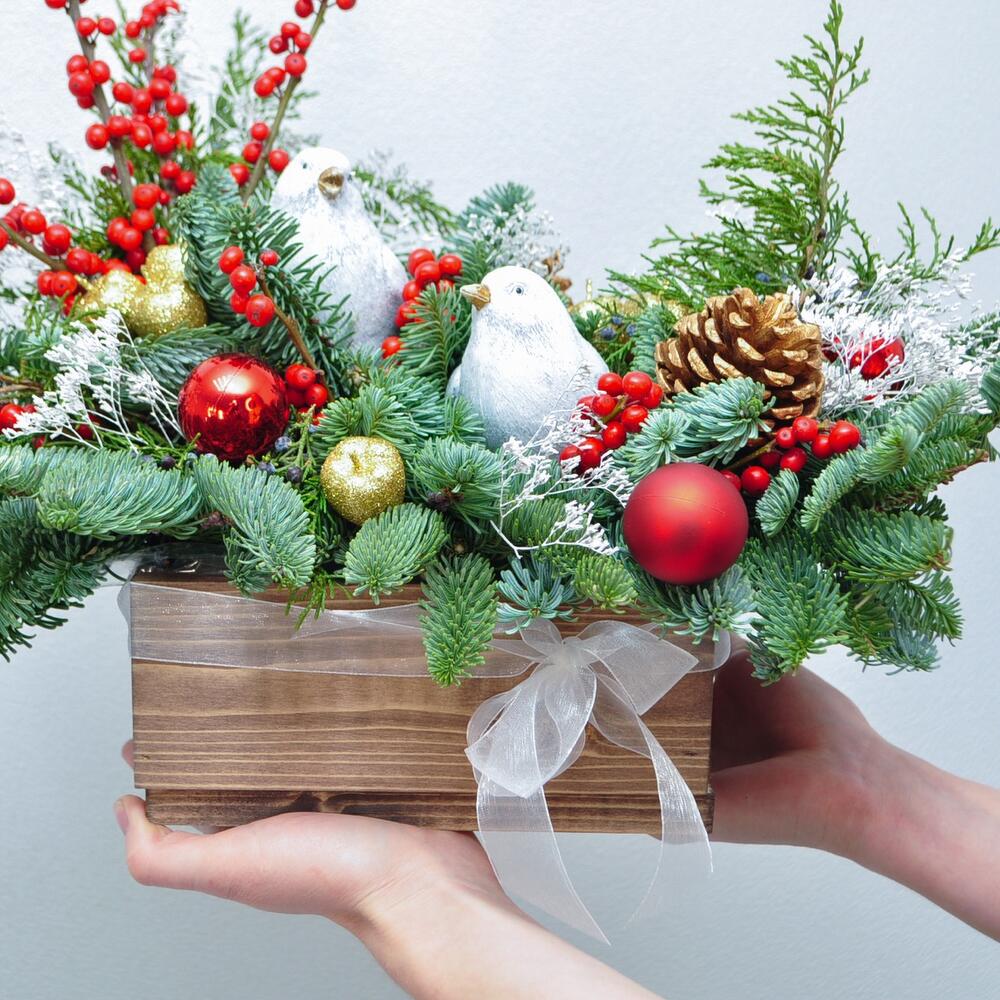 Новогодняя композиция из нобилиса «Ланфрен Ланфра»