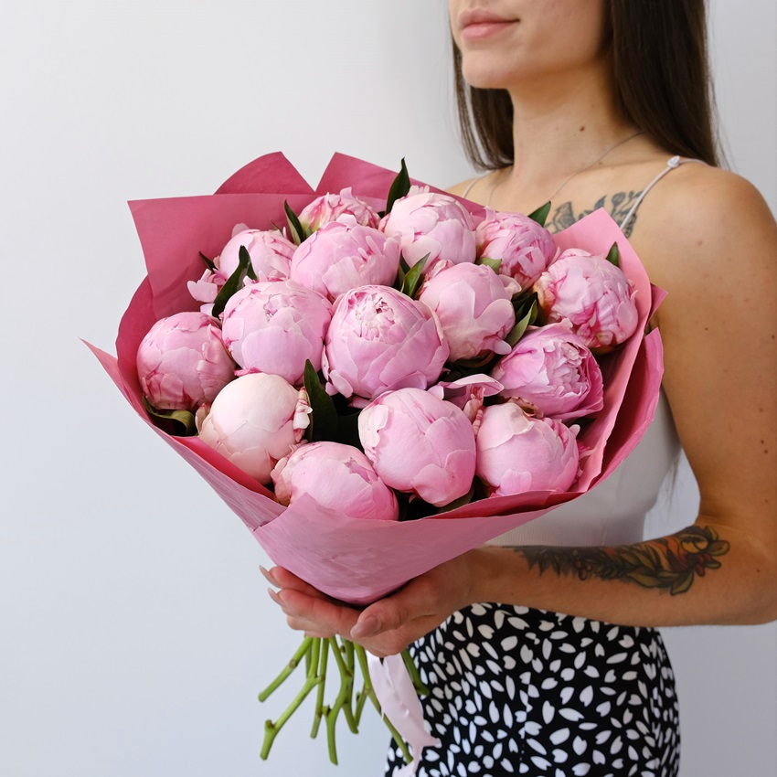 Пионы Сара Бернар, 15 штук