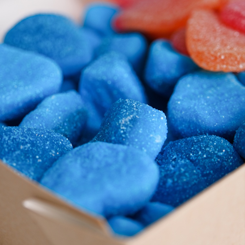 Мармелад Испания кислый: сердечки, 500 гр