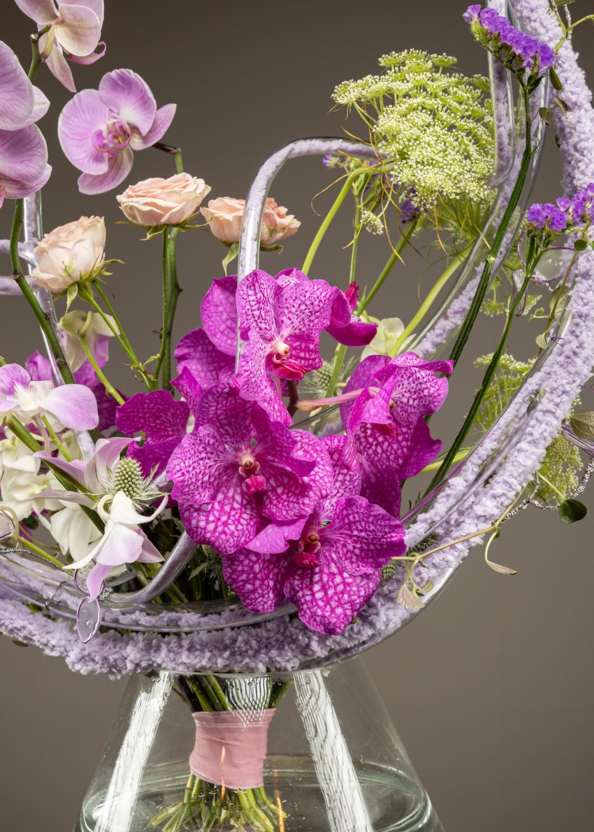 Авторский букет на каркасе ручной работы