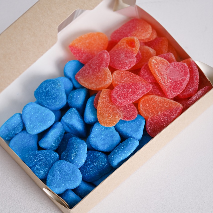 Мармелад Испания кислый: сердечки, 500 гр