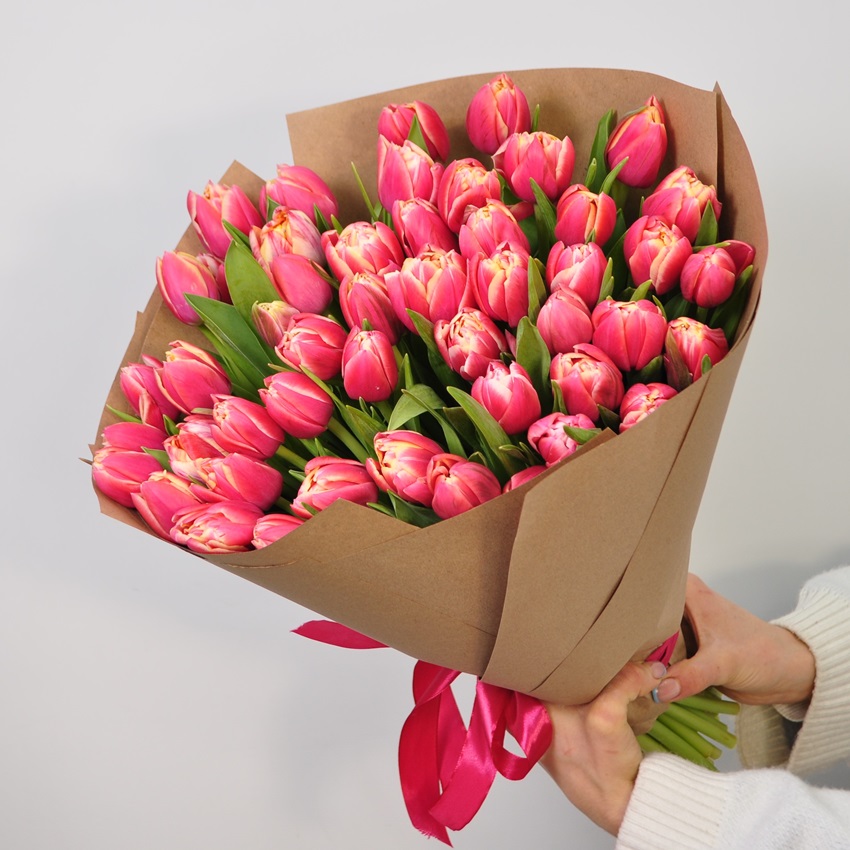 Пионовидные тюльпаны, 49 штук