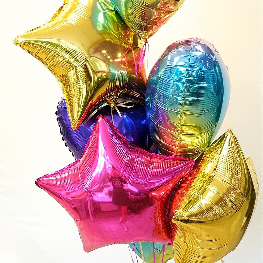 Сет фольгированных шаров "Радужный микс"
