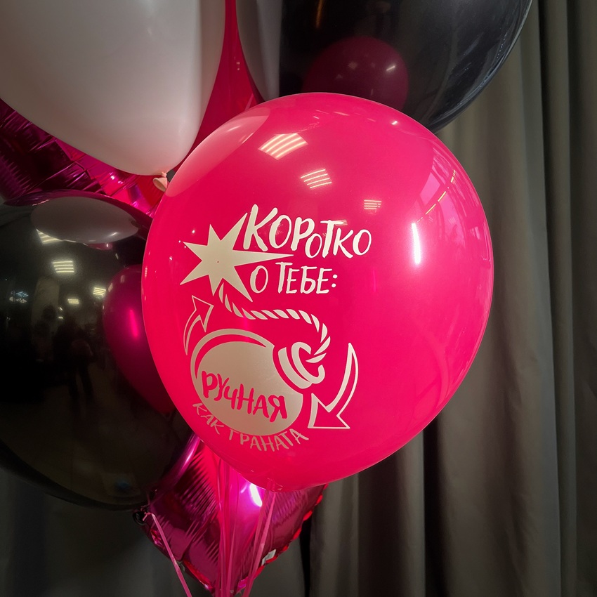 Сет шаров "Виновница торжества" (12 штук)