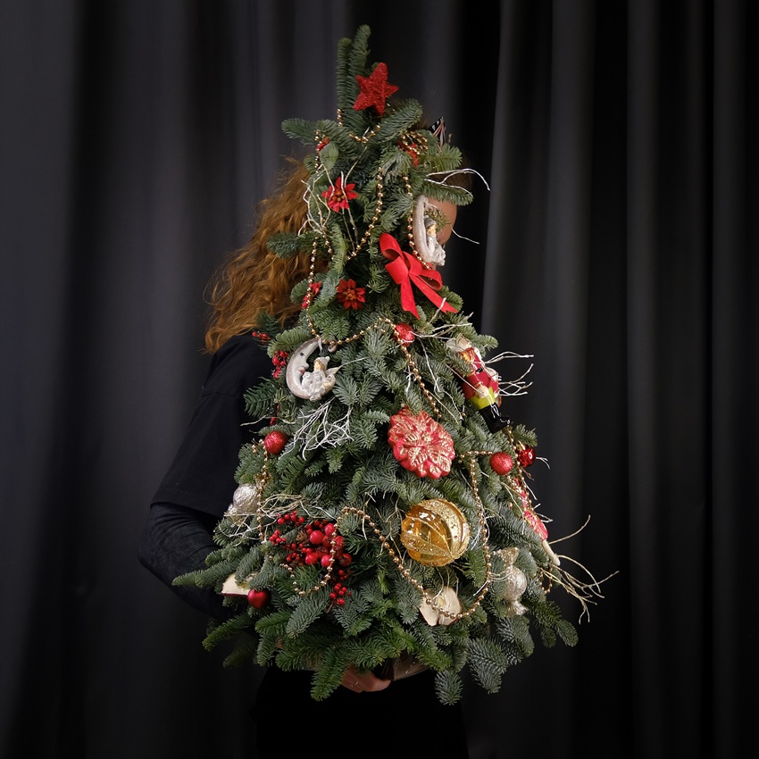 Ёлка новогодняя из датской пихты, 70 см "Щелкунчик"