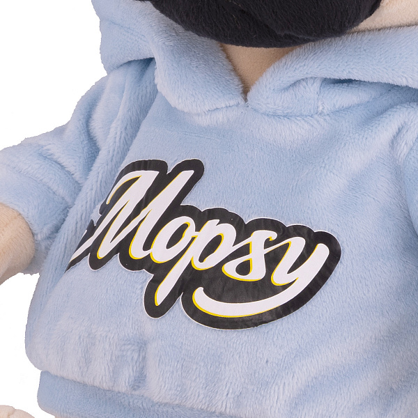 Мягкая Игрушка Мопс Мопси в Худи, 20 см, в Коробке
