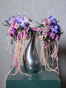 Авторский букет невесты "Ночная эльфийка"