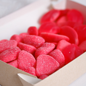 Мармелад Испания кислый: сердечки и губки, 500 гр