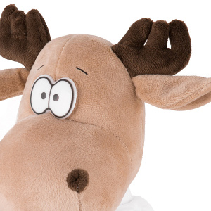 Мягкая Игрушка Просто Лось в Футболке, 24 см в Коробке