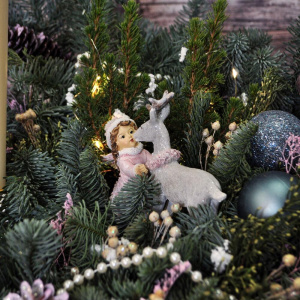 Новогодняя композиция из нобилиса «Волшебный лес»