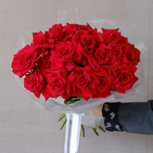 Роскошные французские розы, 15 штук