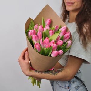 Розовые тюльпаны, 25 штучек Голландия