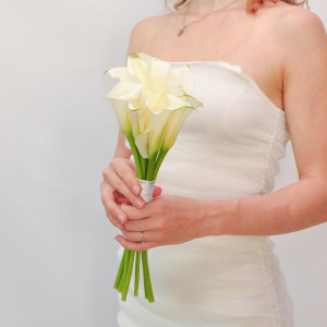 Букет невесты с каллами "Элегантный"