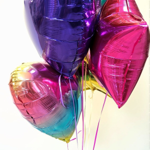 Сет фольгированных шаров "Радужный микс"
