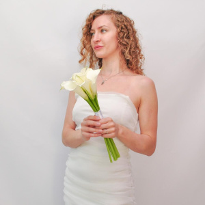 Букет невесты с каллами "Элегантный"