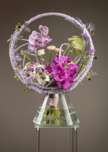 Авторский букет на каркасе ручной работы