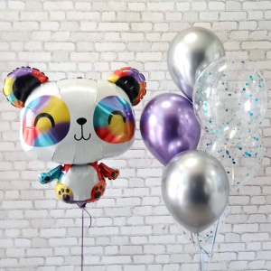 Сет шаров «Радужная панда» 
