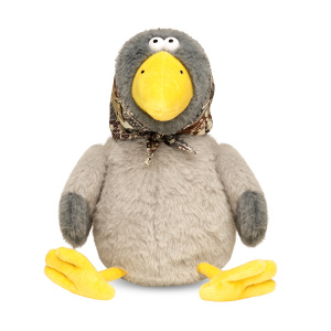 Мягкая игрушка Ворона в Платке, 21 см