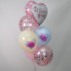 Сет шариков I love you
