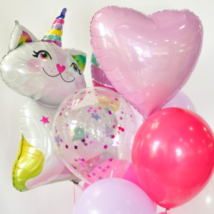 Сет шаров «Яркая кошечка!»