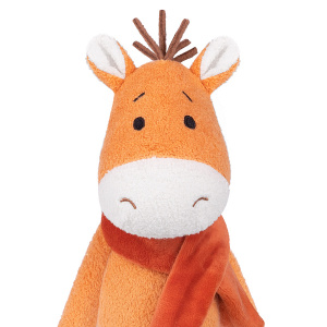 Мягкая Игрушка Рыжая Лошадка, 33см