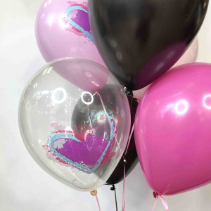 Сет шаров «Принцесса Кошка, с днём рождения!»