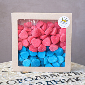 Мармелад сердечки кислые, 1000 грамм