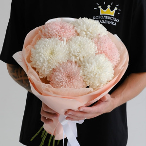 Вау! Сама нежность..Хризантемы сезонные, 7 штучек