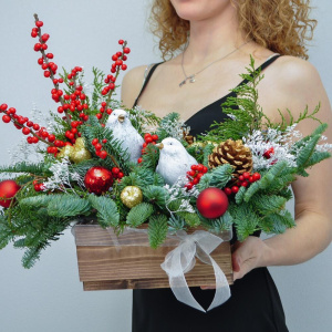 Новогодняя композиция из нобилиса «Ланфрен Ланфра»