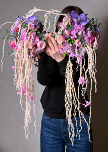 Авторский букет невесты "Ночная эльфийка"