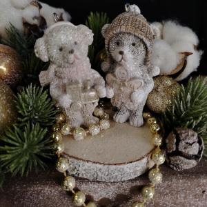 Уже собран! Композиция на Новый Год "Мишкина радость" (искусственная)