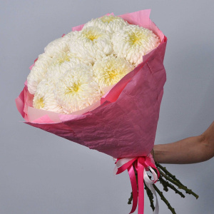 Хризантема белая, 9 штучек