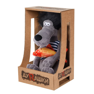 Мягкая игрушка Волчок и Вобла, 26 см, в Коробке