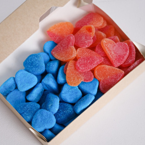 Мармелад Испания кислый: сердечки, 500 гр