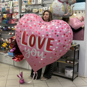 Шар гигант Сердце 150 см