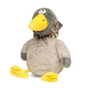 Мягкая игрушка Ворона в Платке, 21 см