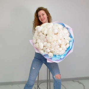 Белые пионы, 101 ароматные и крупные