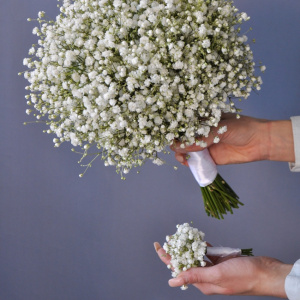 Букет невесты "Воздушная Гипсофила"