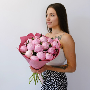 Пионы Сара Бернар, 15 штук