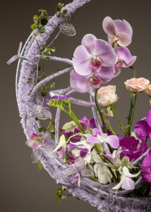 Авторский букет на каркасе ручной работы