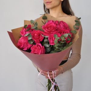 Монобукет ароматных роз "Пинк Флойд"