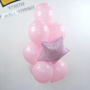 Сет шаров "Розовый" 