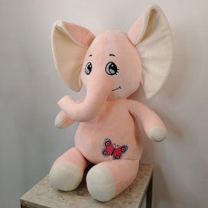 Волшебный слоник с бабочкой, 50 см