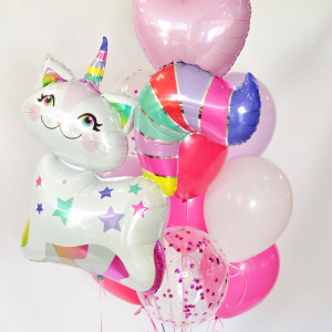 Сет шаров «Яркая кошечка!»