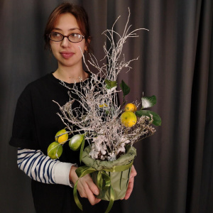 Уже собран! Снежный лимон в горшке